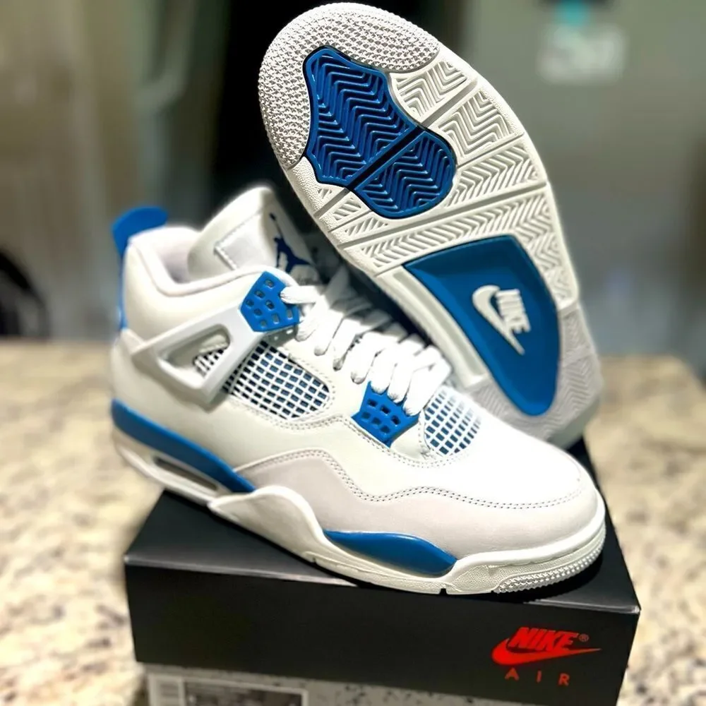 Air Jordan 4 Retro “Military Blue” 10M - Picture 3 of 6